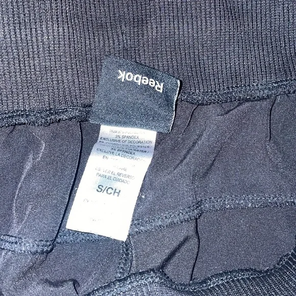 Black Joggers 💖Bundle It!💖 with White Stripe Reebok - Picture 5 of 7